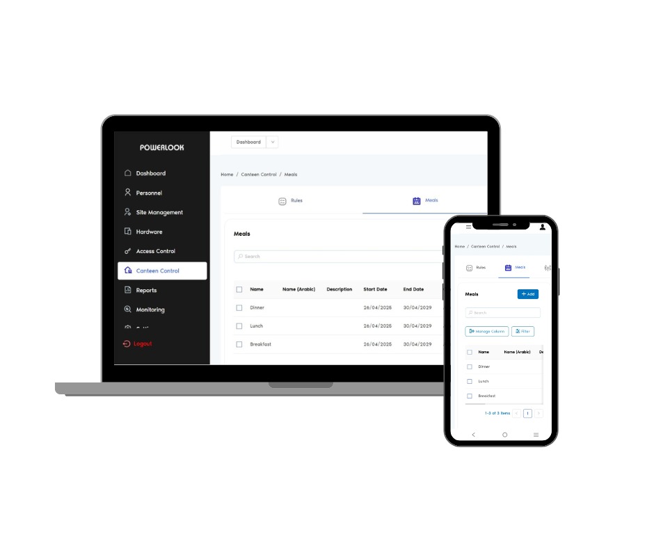 Catering Management System Catering Control